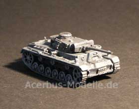 Panzer III feldgrau front